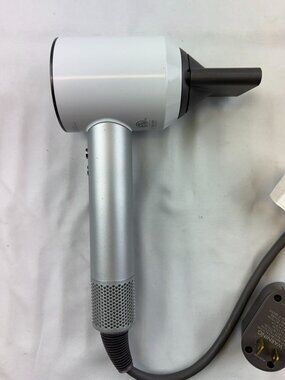 Dyson Supersonic HD07 Professional Hair Dryer, Silver/White - 100% Original